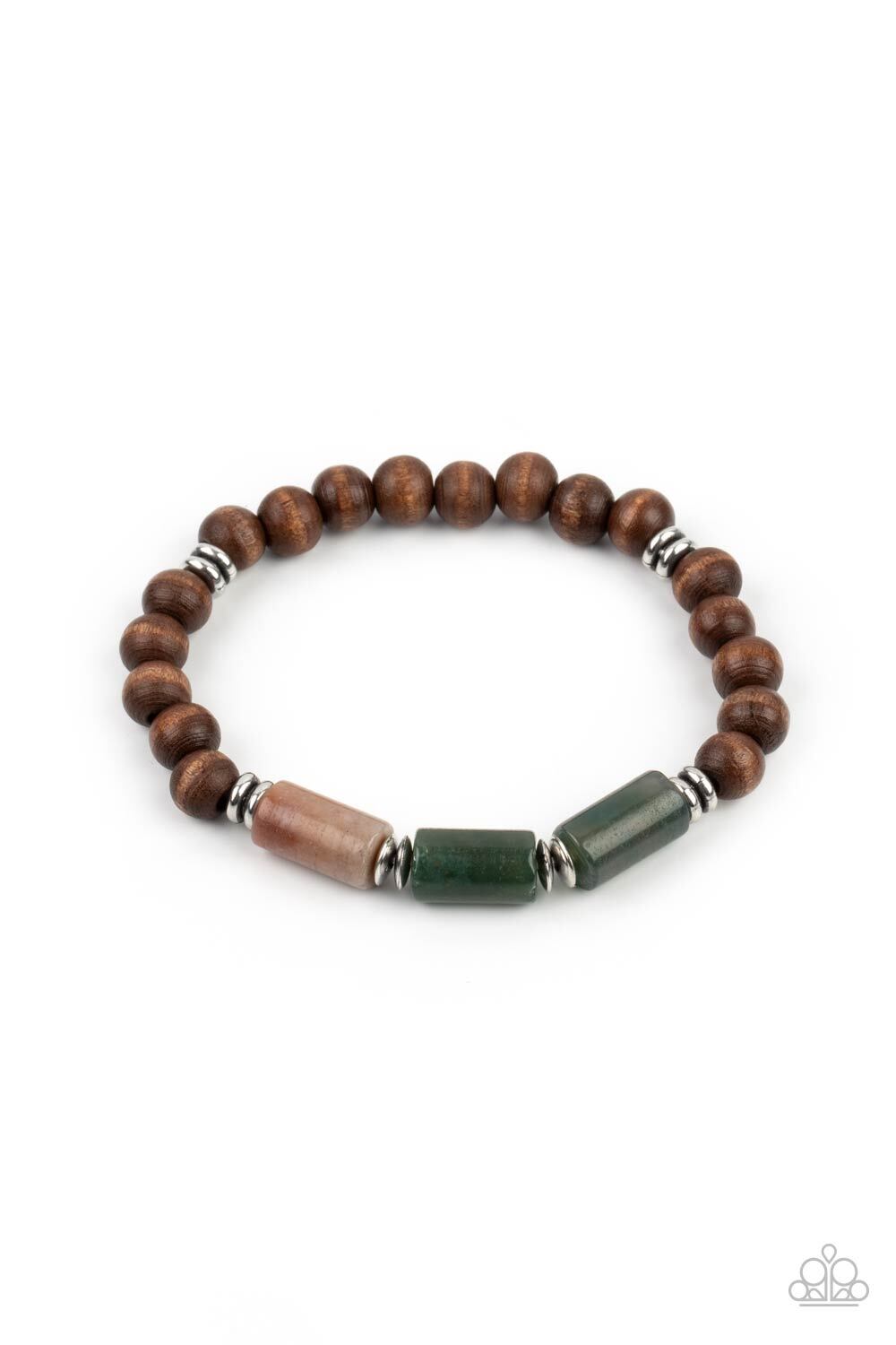 ZEN Most Wanted, Copper, Brown Urban-Paparazzi-Jewelry Bracelet.