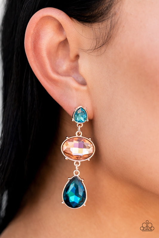 Paparazzi-Jewelry, Royal Appeal Multi - Earrings