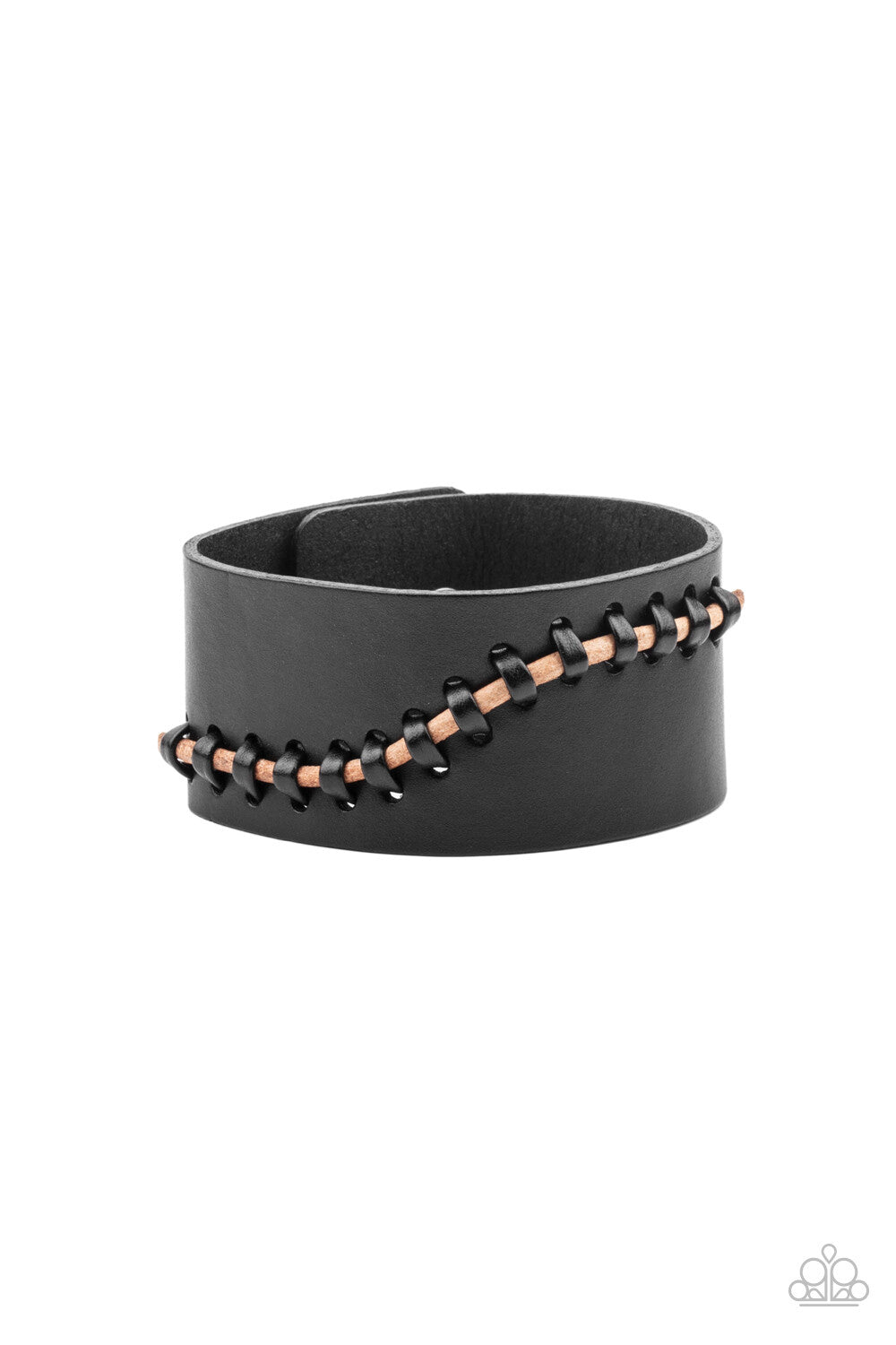 Leather- Urban, Brown, Black Paparazzi-Jewelry - Bracelets.
