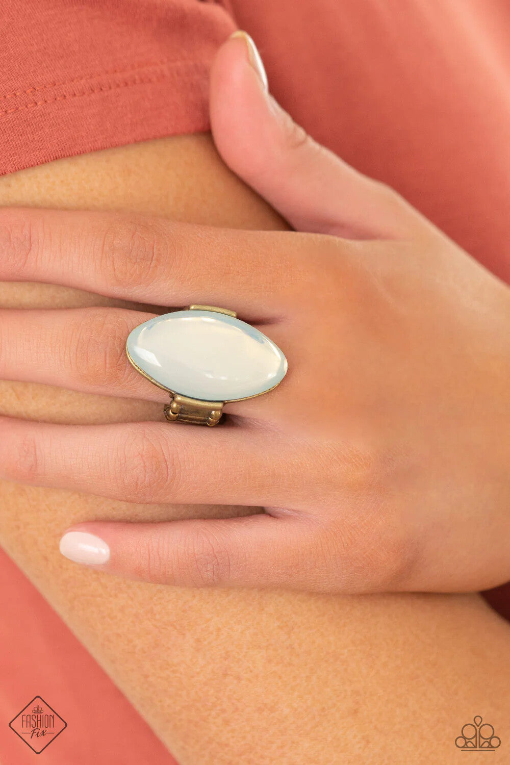 Paparazzi -Jewelry, You Wouldn't Flare Brass Fashion-Fix-Set.