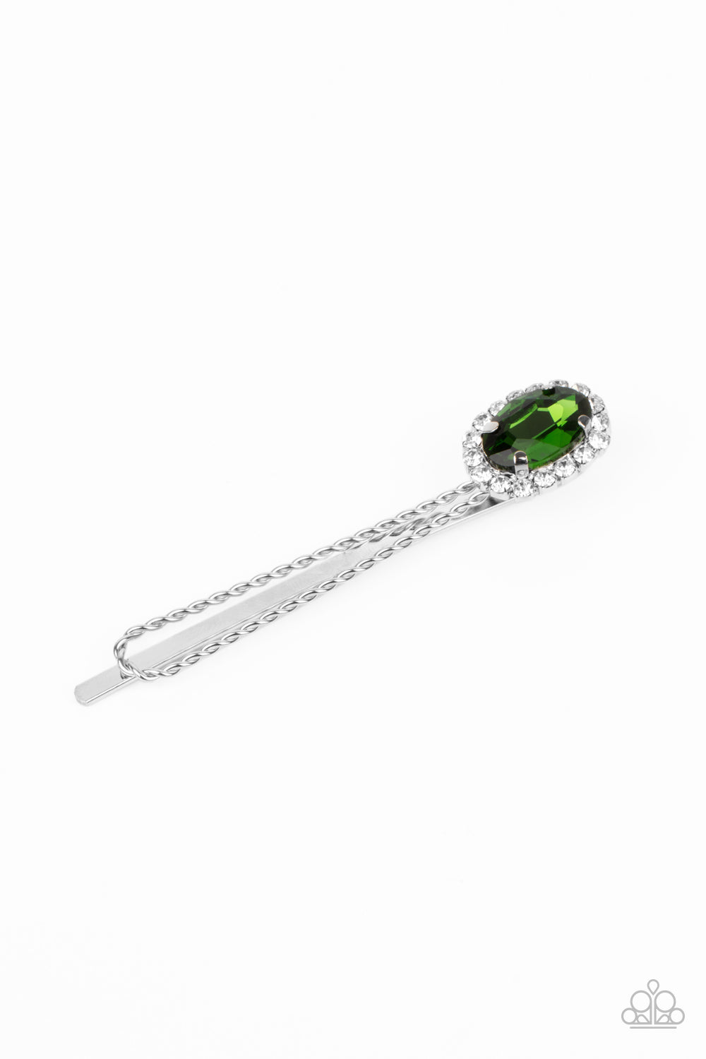 Gala Glitz Green Hair Clip
