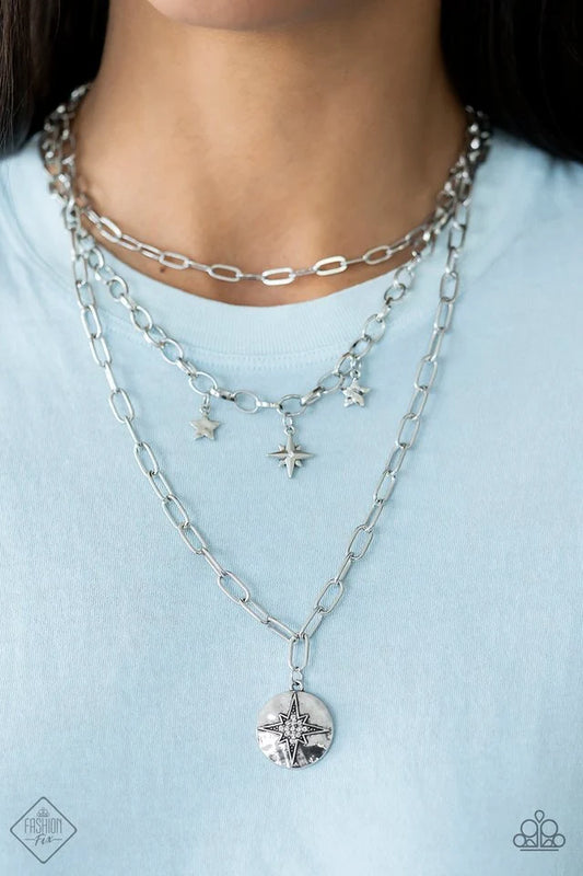 Under the Northern Lights Jewelry - Black, white - necklaces.