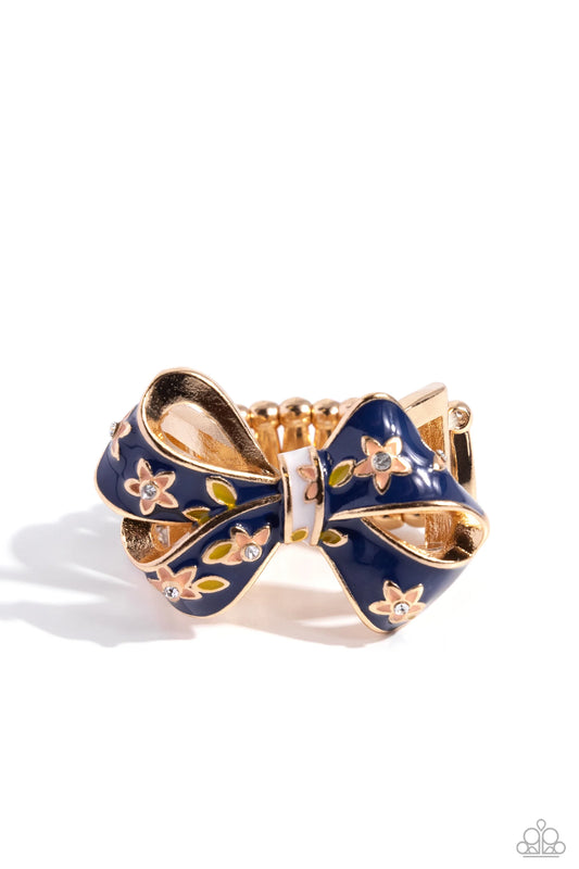 BOW Caution To The Wind Jewelry Gold Ring.