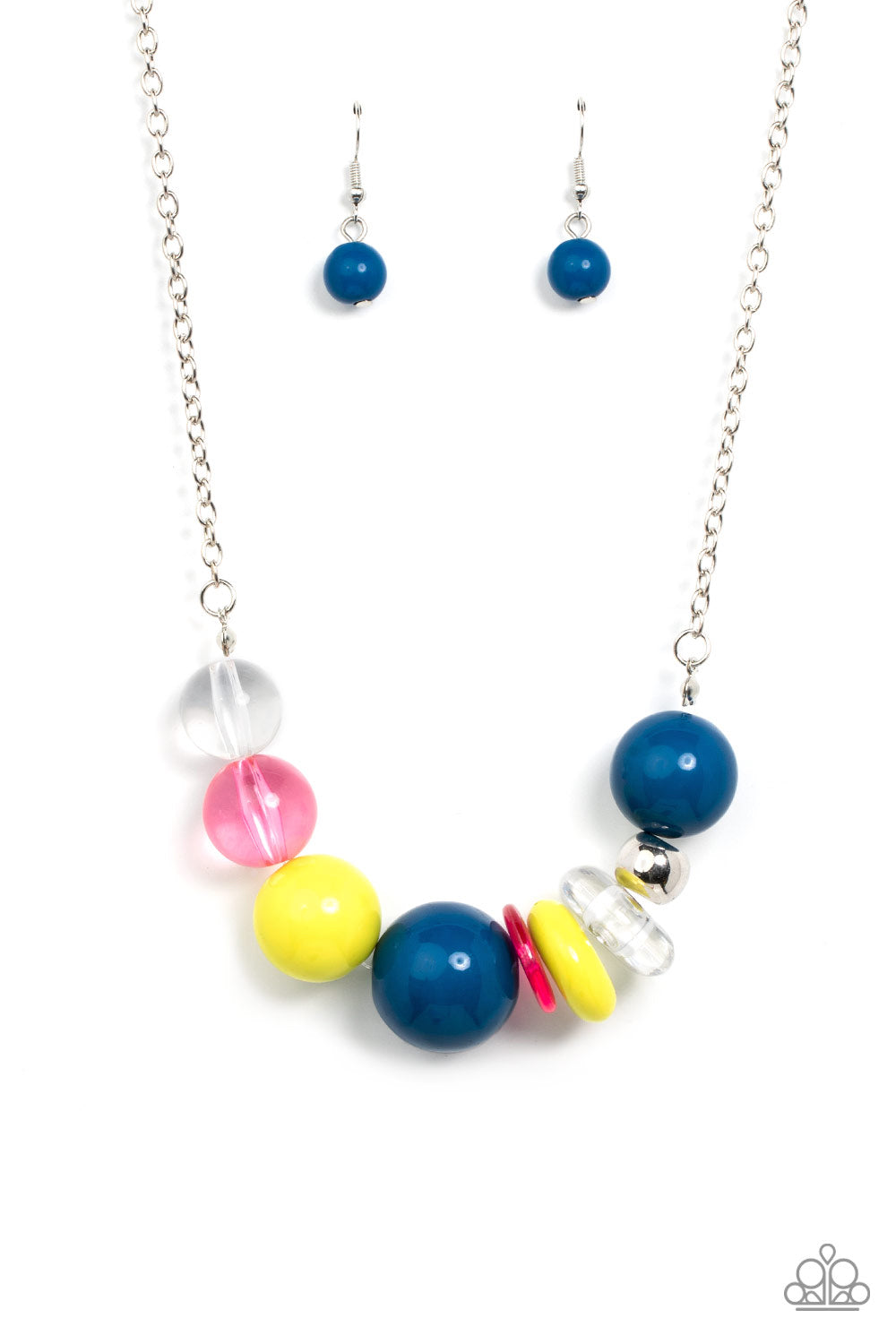 Bauble Bonanza Pink, Multicolor Purple Necklaces
