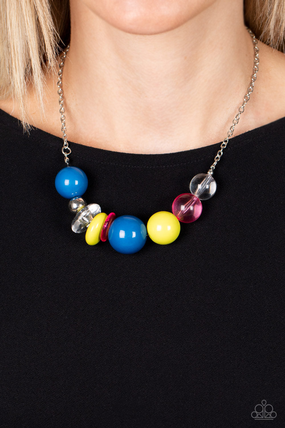 Bauble Bonanza Pink, Multicolor Purple Necklaces