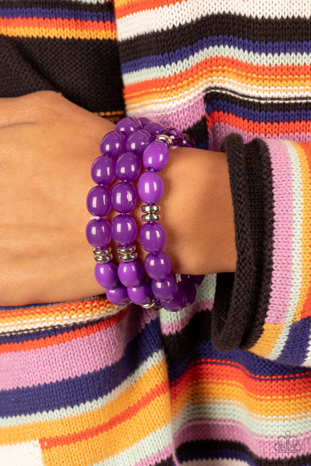 Coastal Coastin purple, Red Bracelet.
