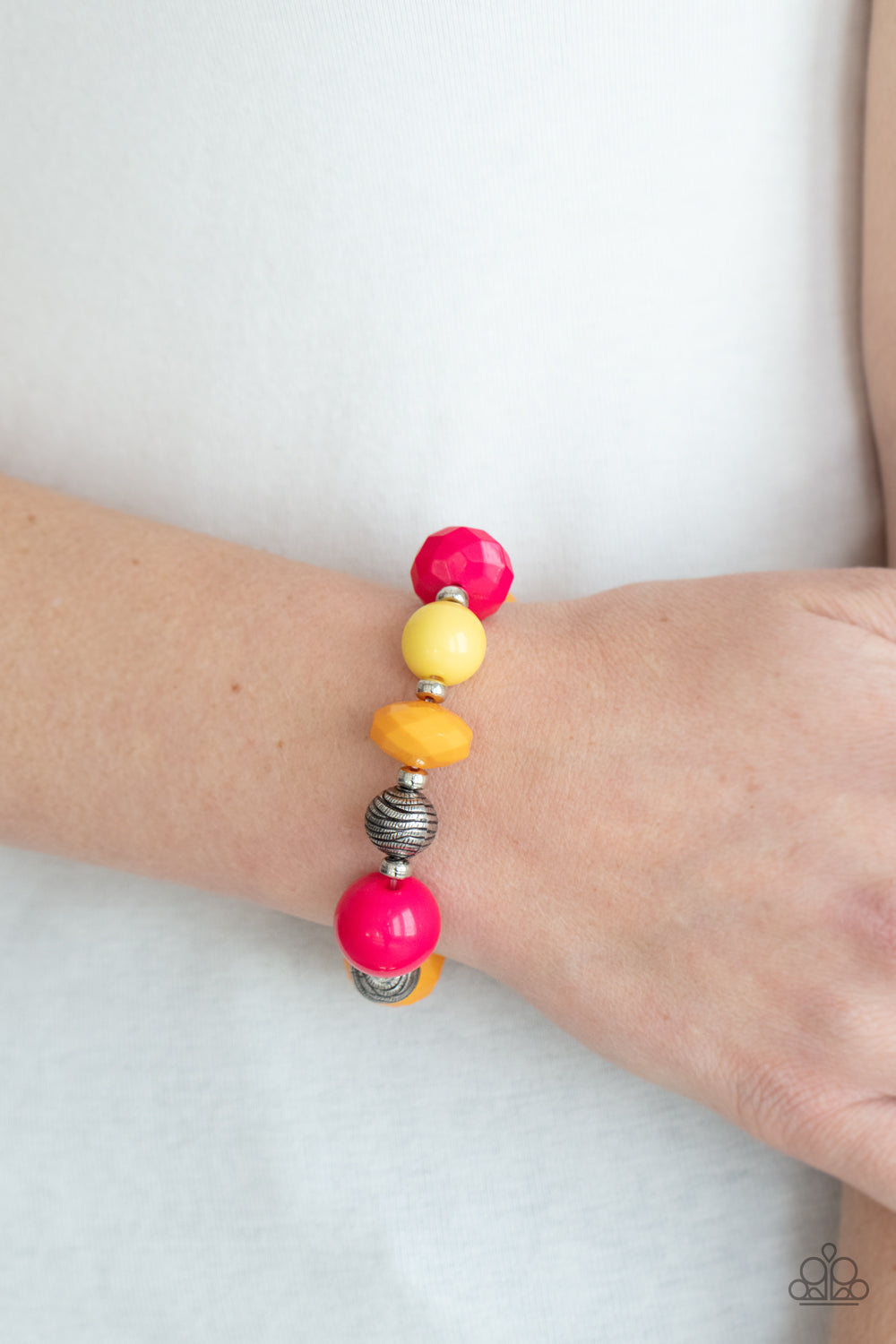 Pretty Persuasion - White, purple-Bracelets