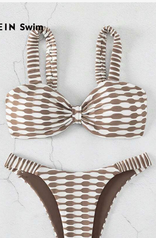 SHENHE Women's 2 Piece Swimsuit High Cut Knot Iceland.