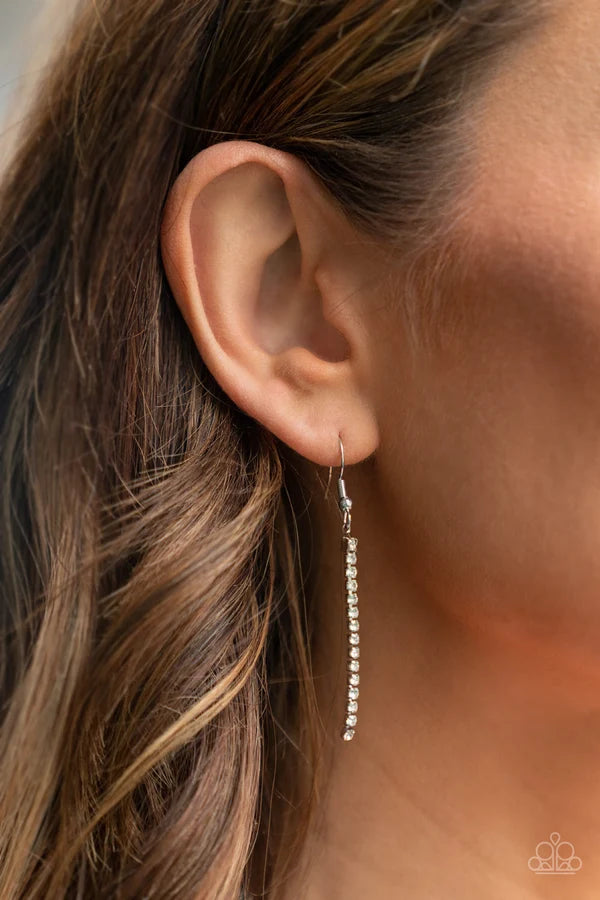 Impressively Icy - white - necklace