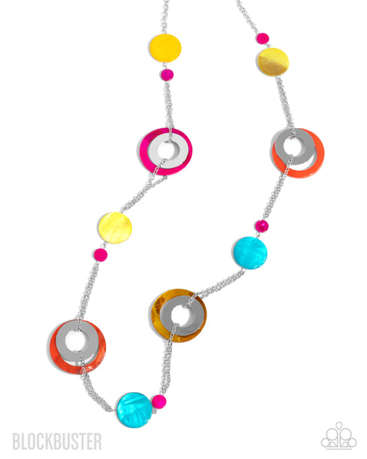 Kaleidoscopically Captivating Jewelry Multicolor-Necklace.
