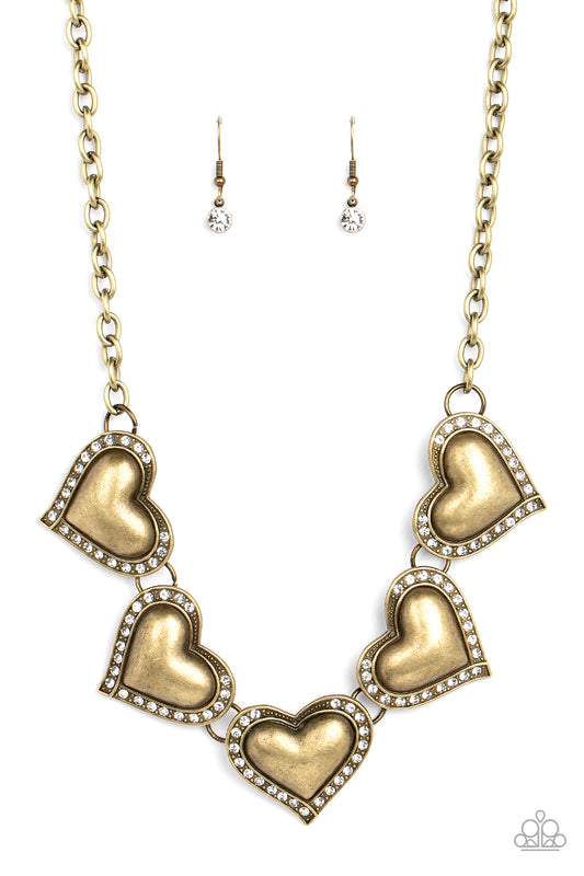 Kindred Hearts Brass Heart Necklace