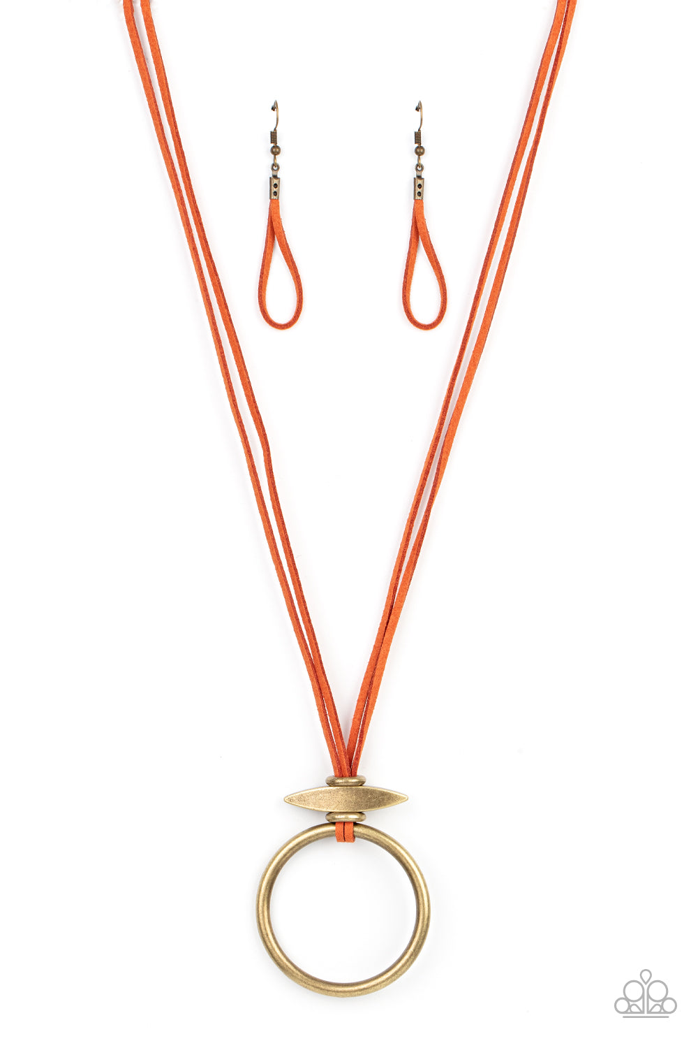 Noticeably Nomad Orange Green, Red, Necklaces.