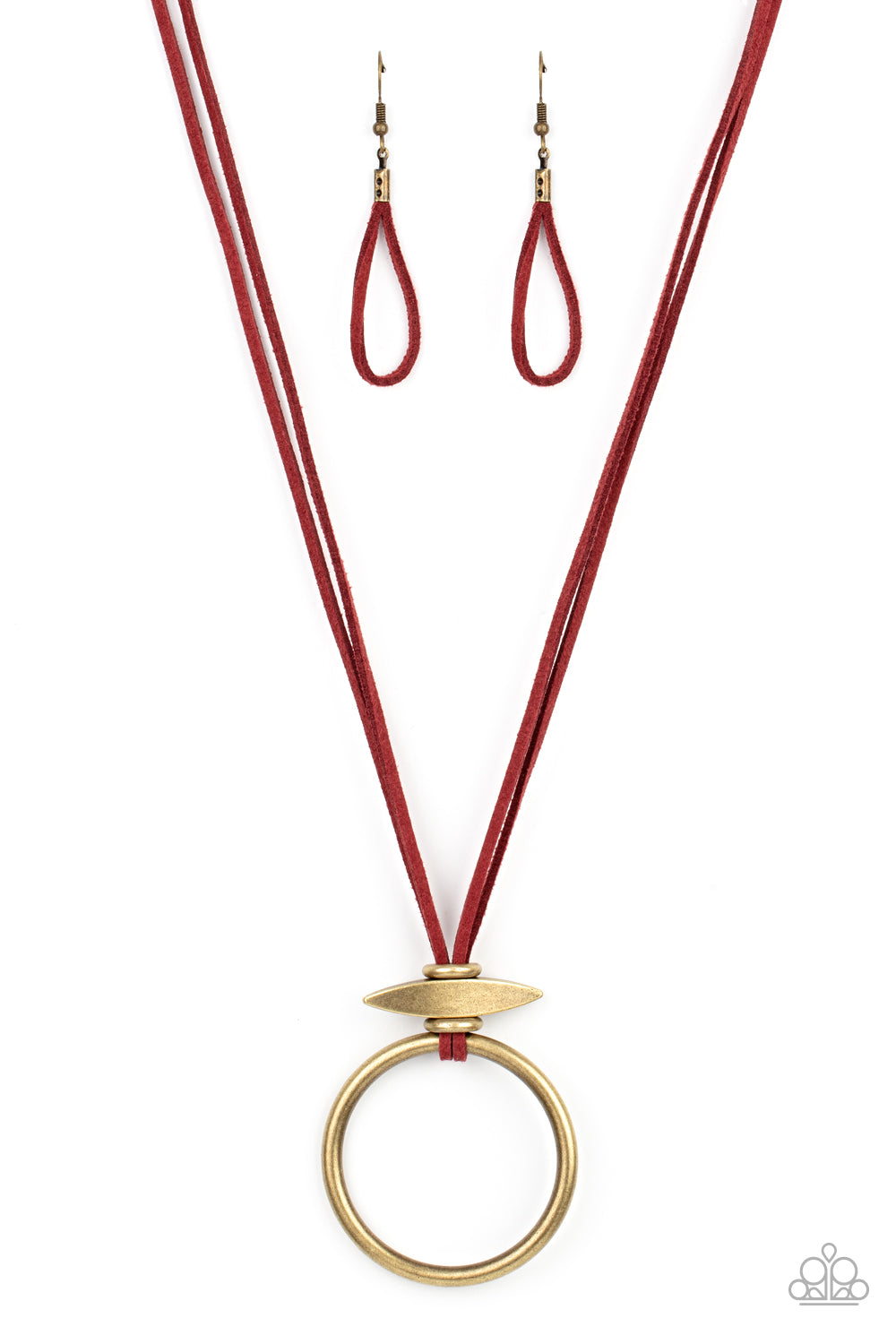 Noticeably Nomad Orange Green, Red, Necklaces.