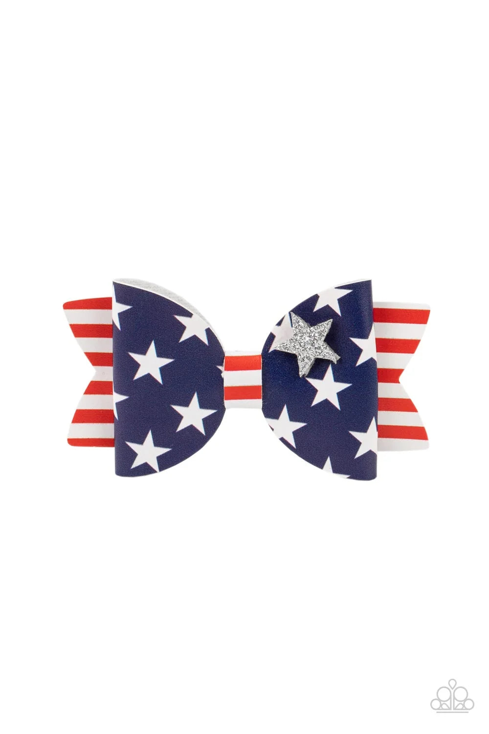 Red, White, and Bows Multi Hair Clips.