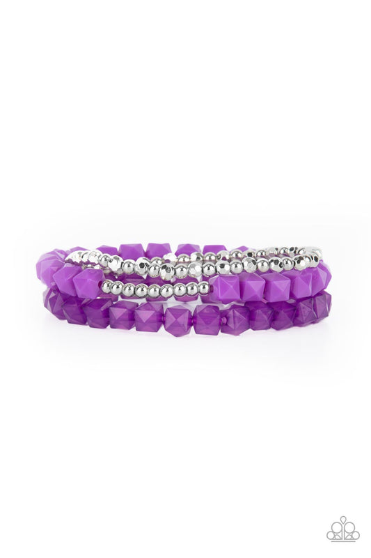 Vacay Vagabond pink, purple bracelets