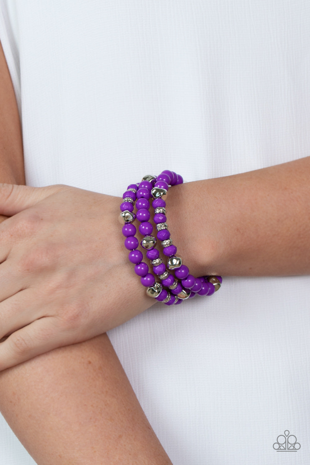 Vibrant Verve Purple Bracelet