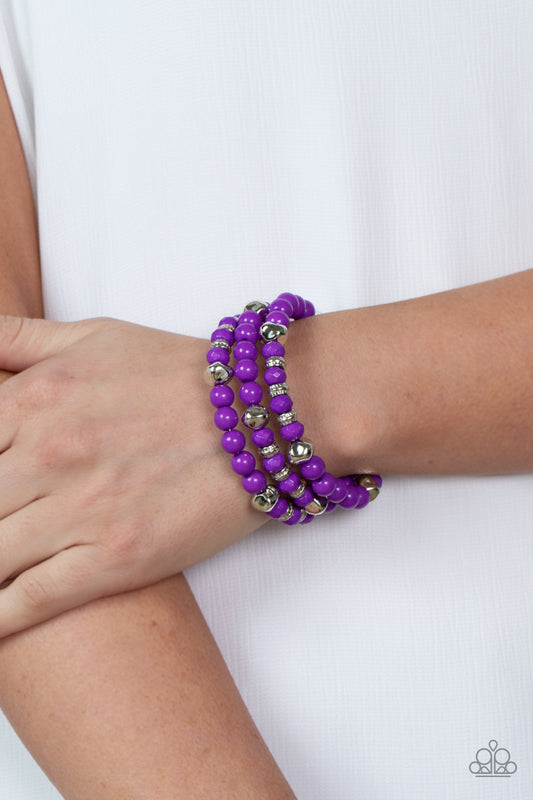 Vibrant Verve Purple Bracelet