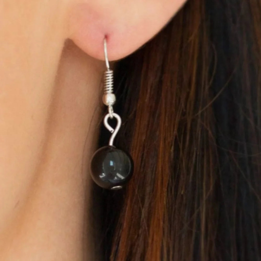 One-Way Wall Street Jewelry - Black- Necklace.