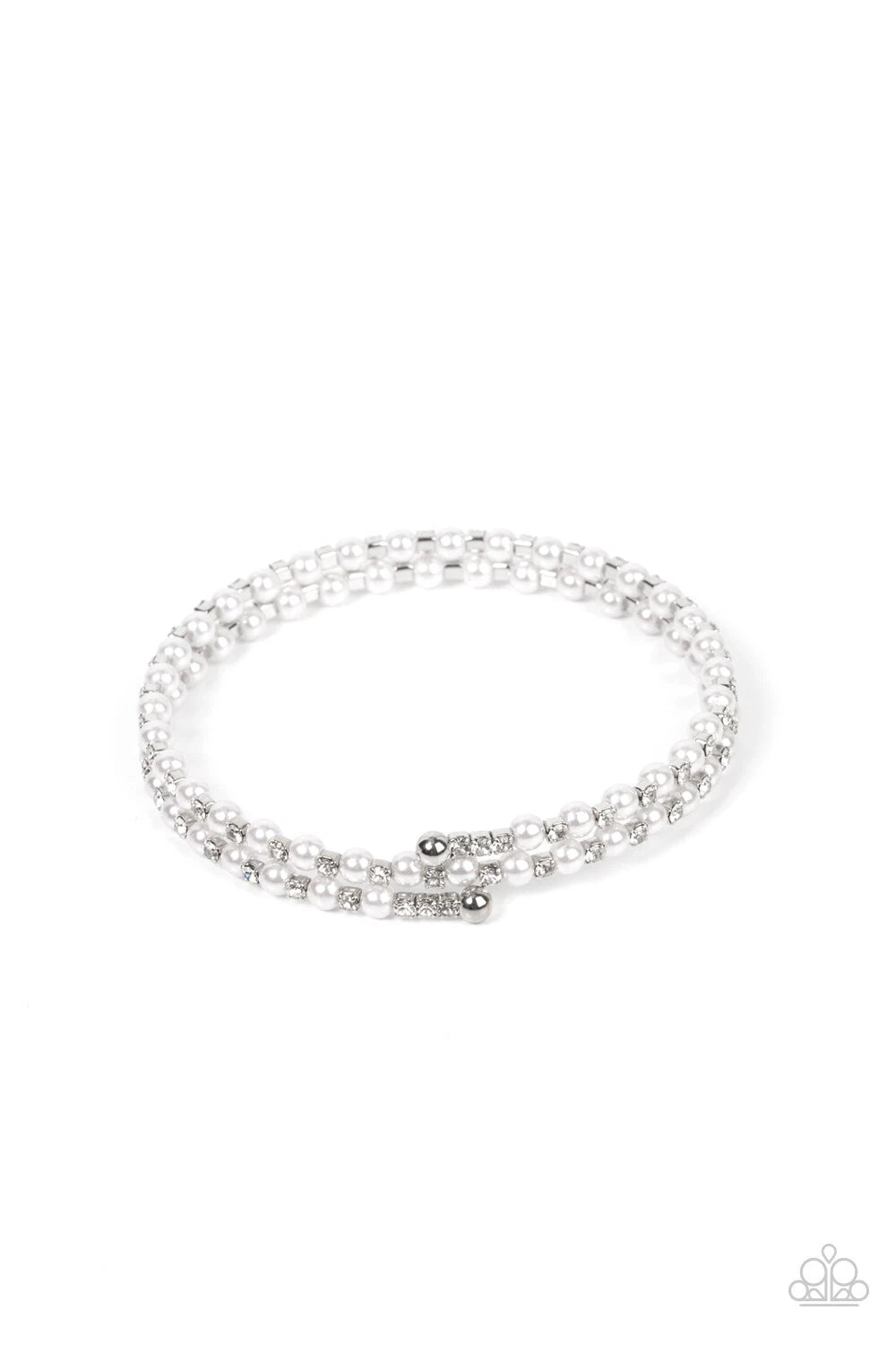 Regal Wraparound - White-Bracelets