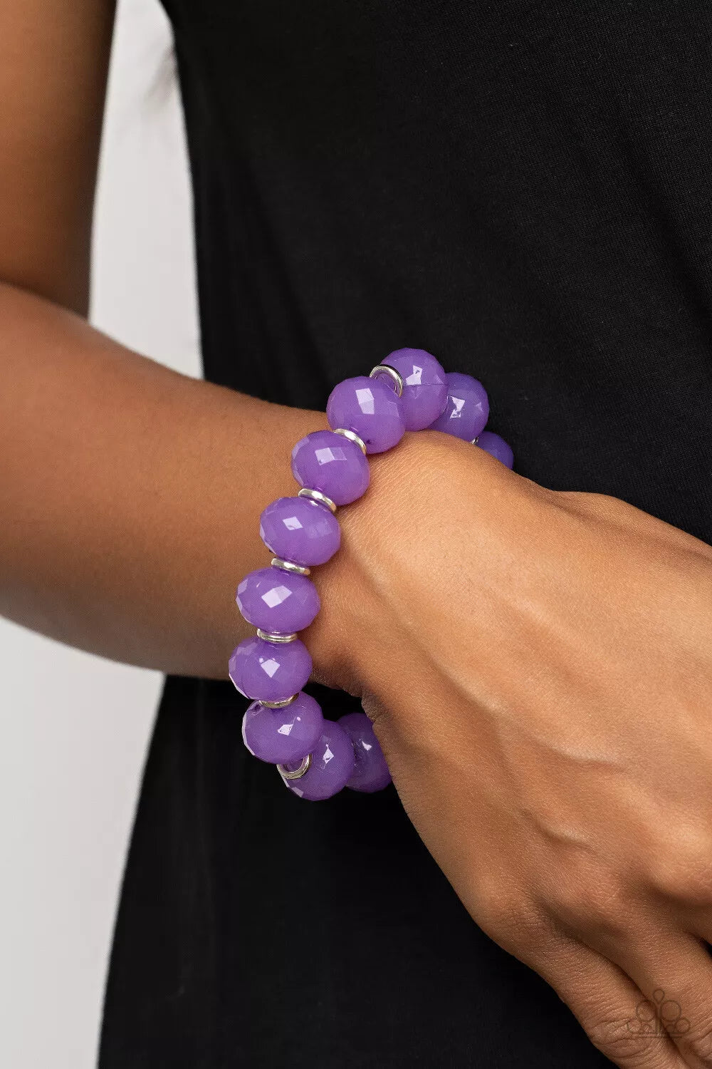 Pretty Persuasion - White, purple-Bracelets