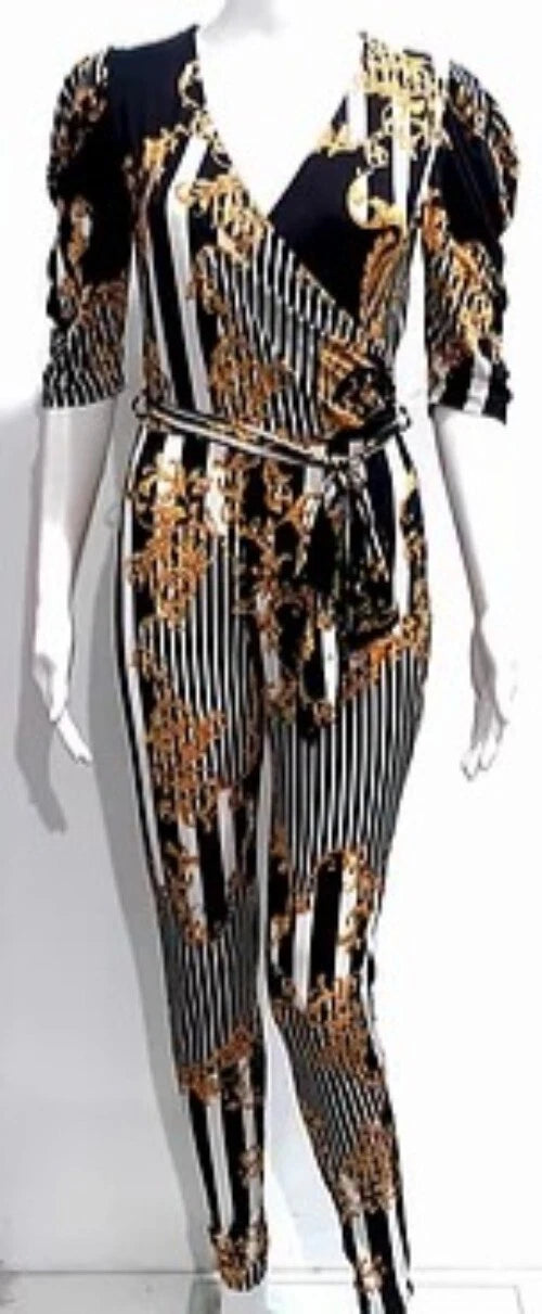 Women Wide Fitted Jumpsuits Stretchy One Piece