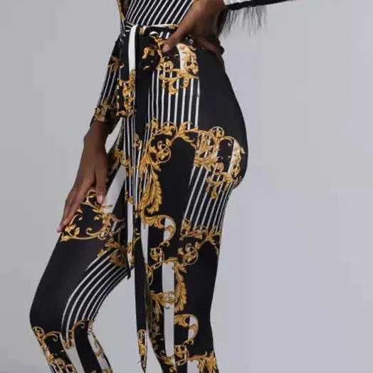 Women Wide Fitted Jumpsuits Stretchy One Piece