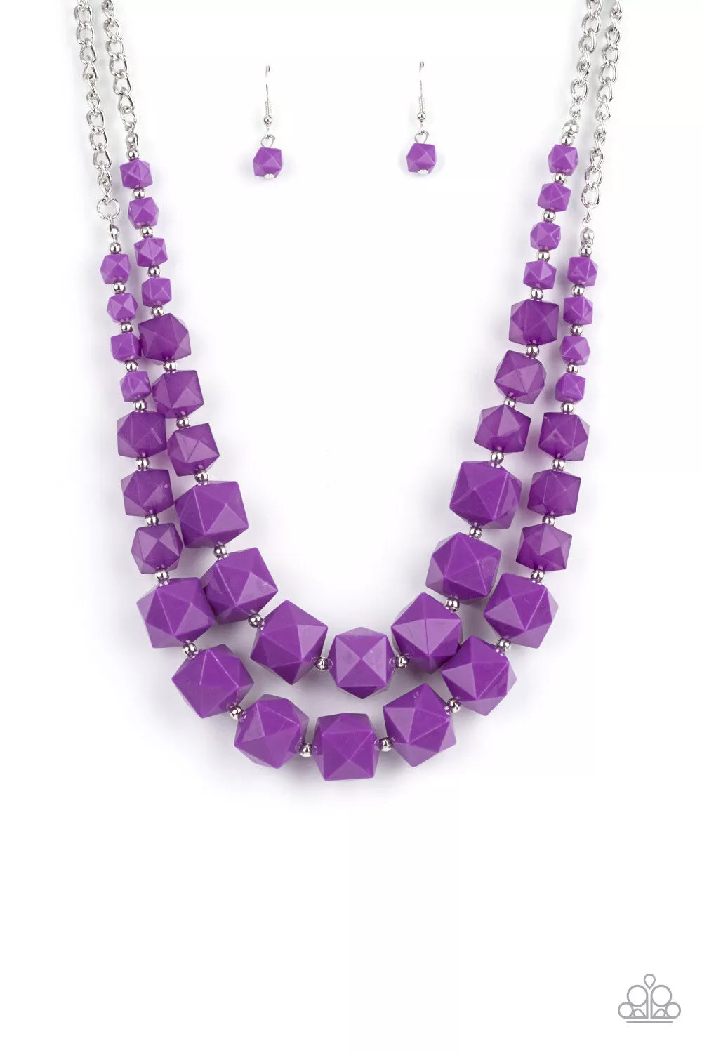 Summer Excursion - Purple, Orange, Yellow-Necklaces