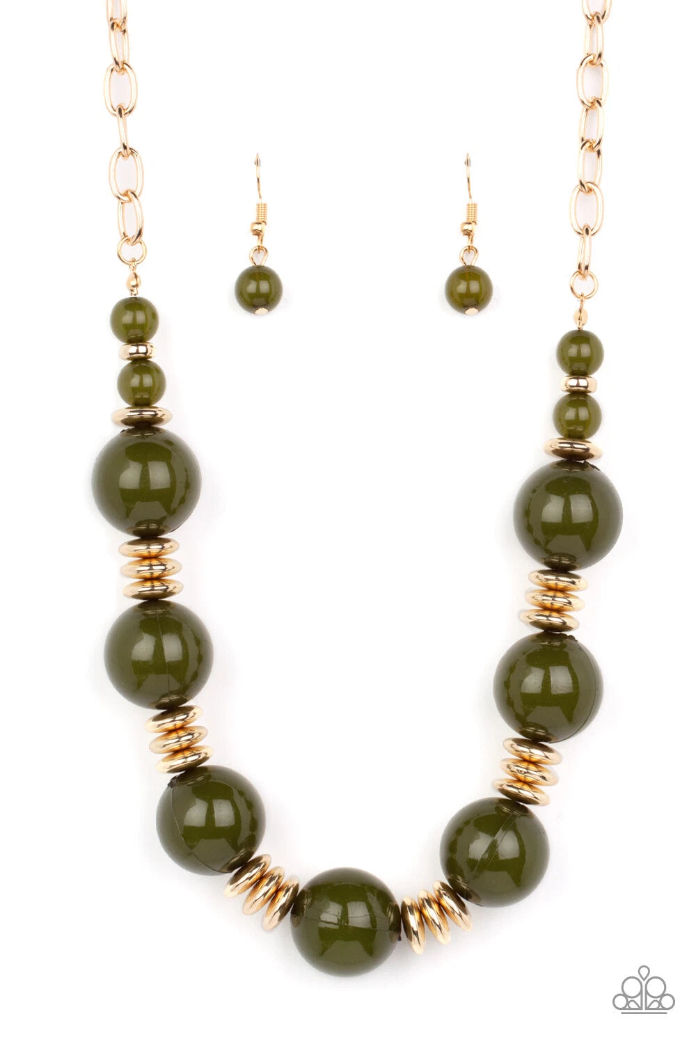 Race to the POP - Green-Necklaces