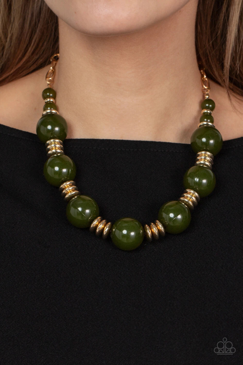 Race to the POP - Green-Necklaces
