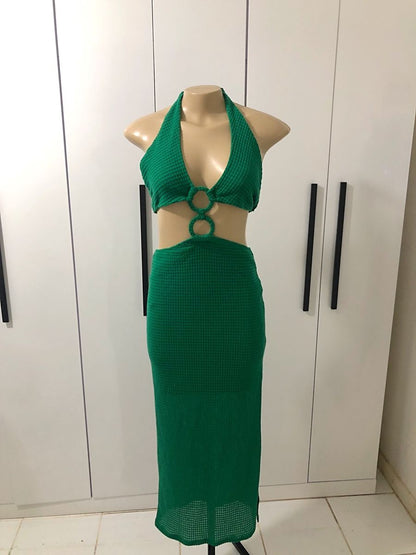 Shein, Green Summer-Dress Size: Small.