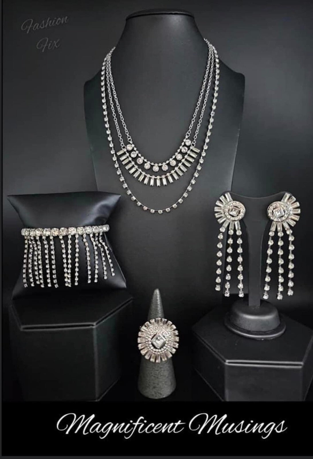 Paparazzi -Magnificent Musings -May-2023 -Fashion-Fix-Necklace-Set Of 4p