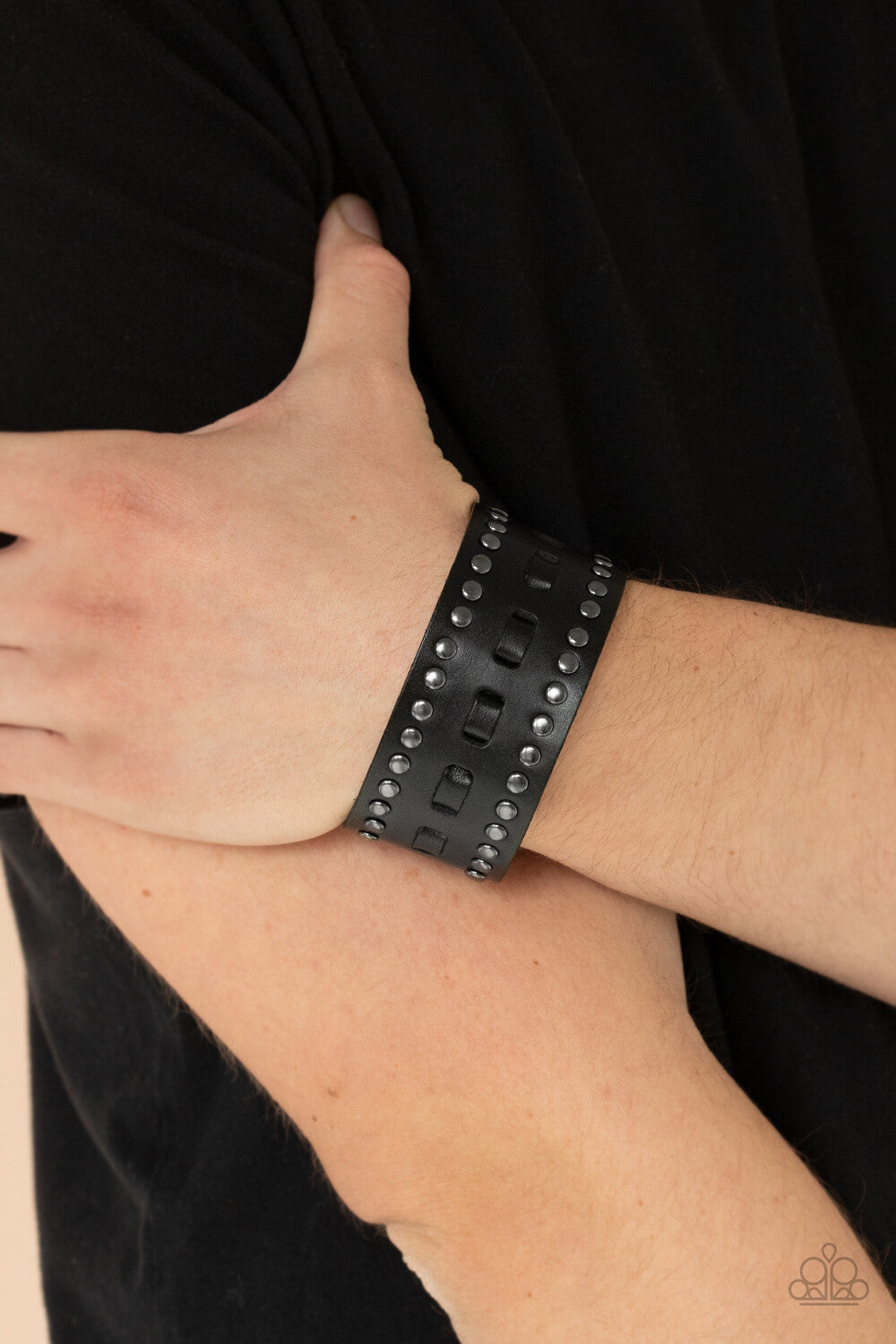 Leather- Urban, Brown, Black Paparazzi-Jewelry - Bracelets.