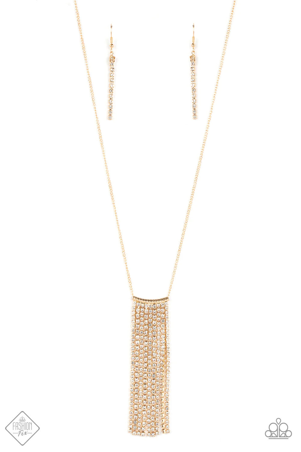 Paparazzi -Jewelry, Magnificent Musings Gold Fashion-Fix-Set.