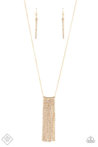 Paparazzi -Jewelry, Magnificent Musings Gold Fashion-Fix-Set.