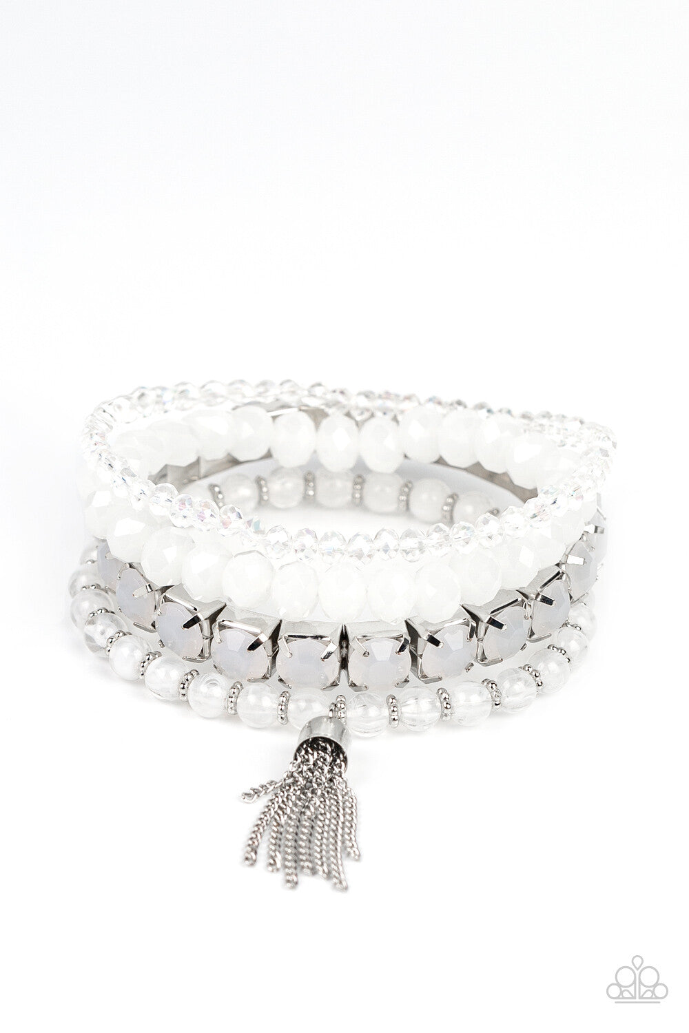 Ethereal Etiquette purple, White-Bracelets