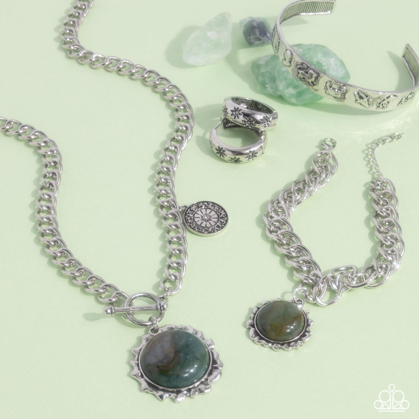 Paparazzi -Accessories Jewelry-Set Of 4Pces, August Fashion-Fix 2024.