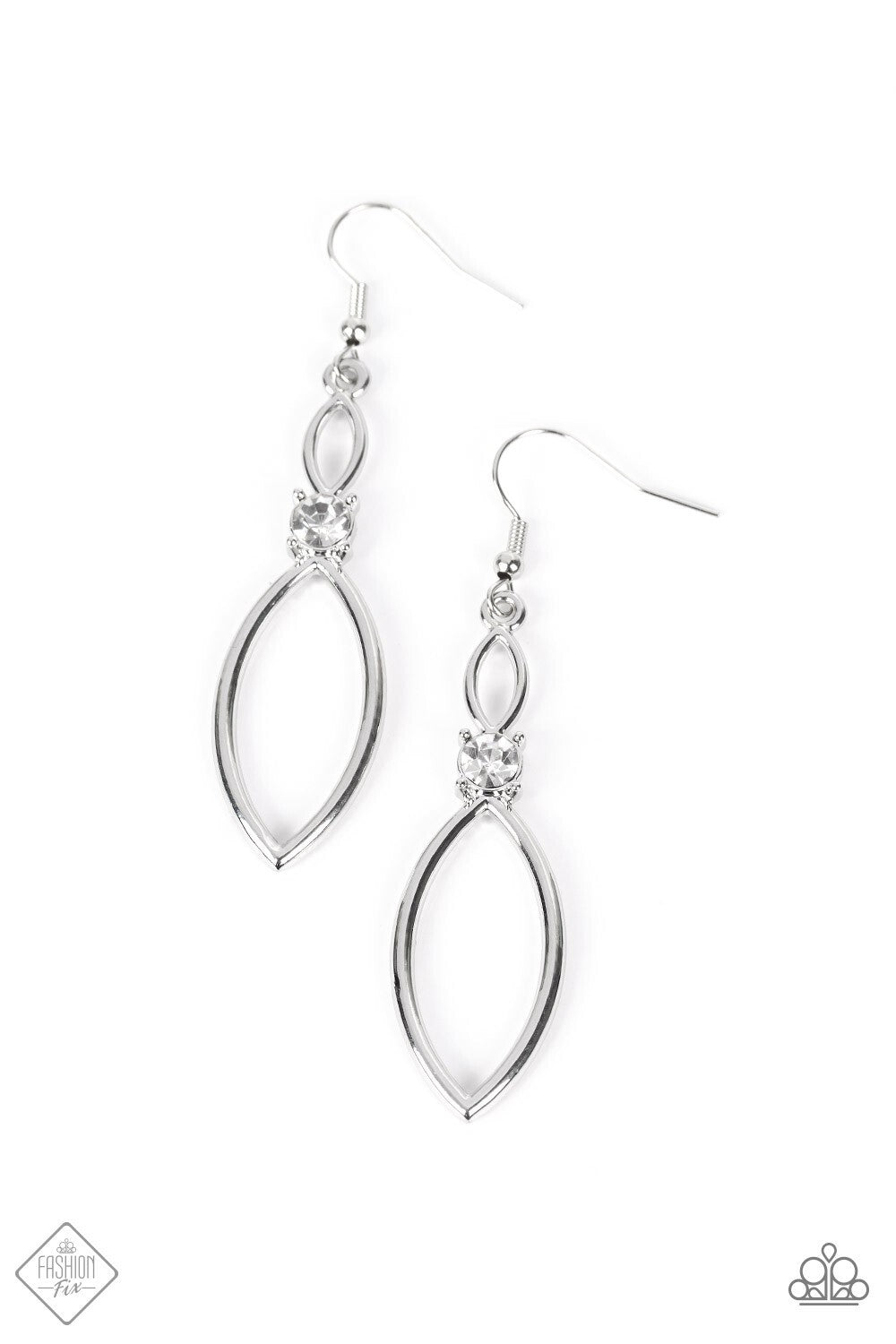 Paparazzi-Jewelry, Plucked Petals - White- Earrings