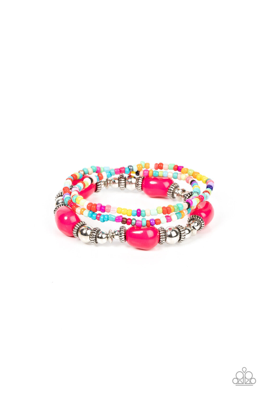 Paparazzi-Jewelry, Confidently Crafty - Purple, Pink-Bracelets