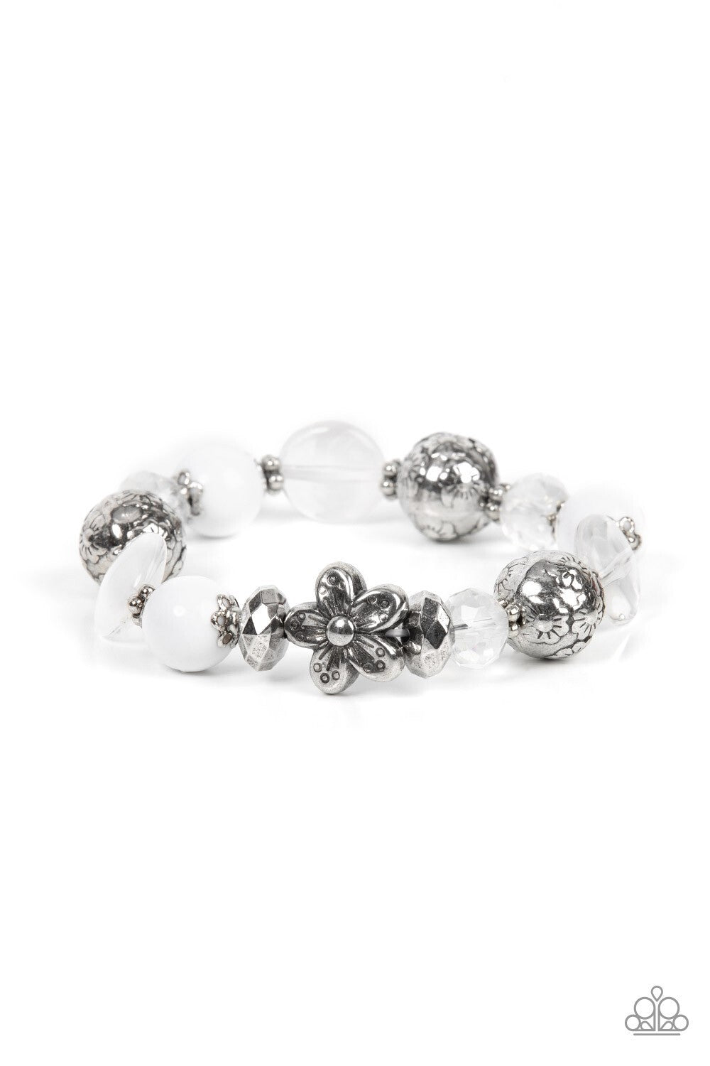 Paparazzi-Jewelry, Pretty Persuasion Purple, White-Bracelets