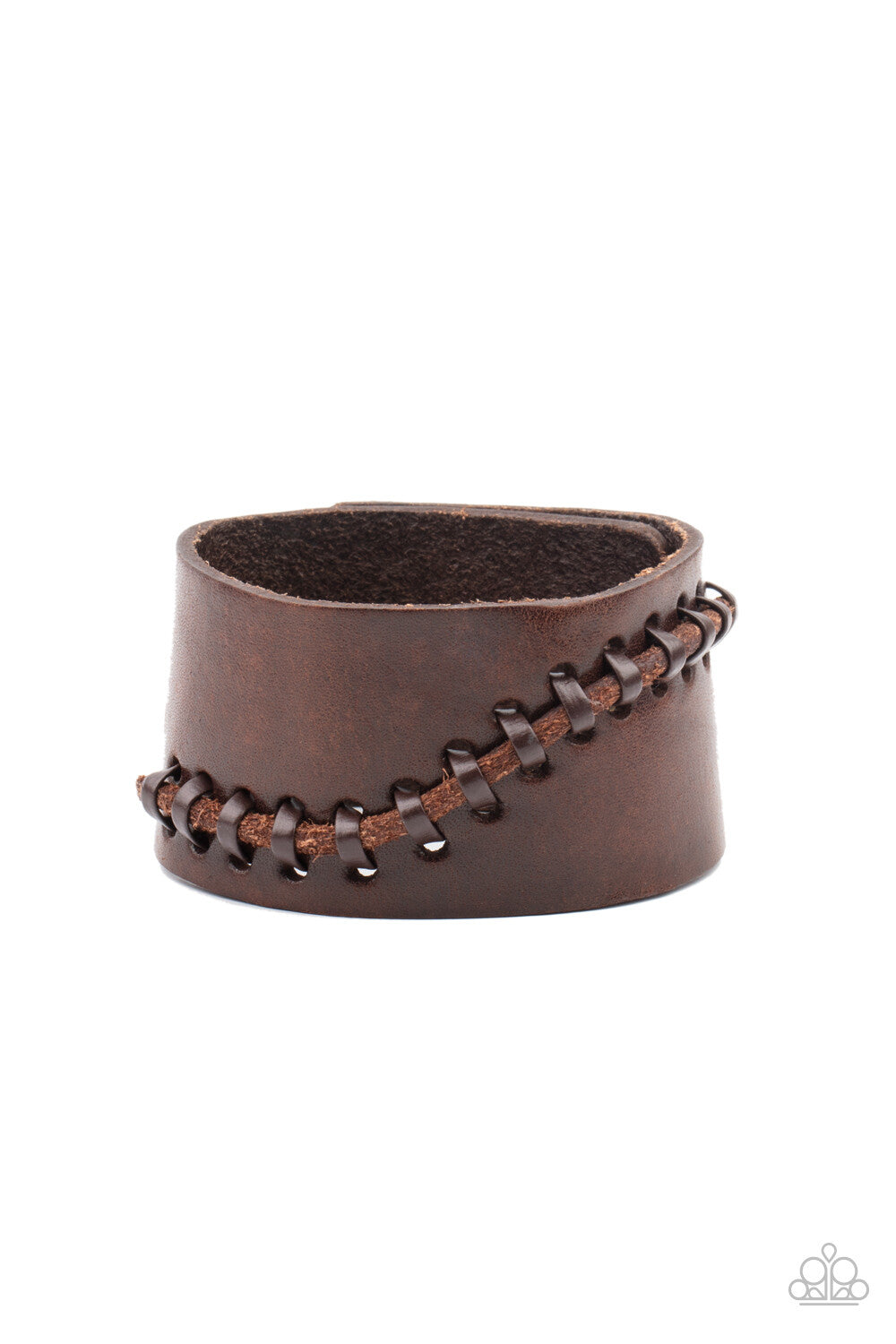 Leather- Urban, Brown, Black Paparazzi-Jewelry - Bracelets.