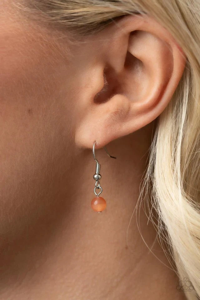 Nice Glow You, Orange-Necklace-Set.