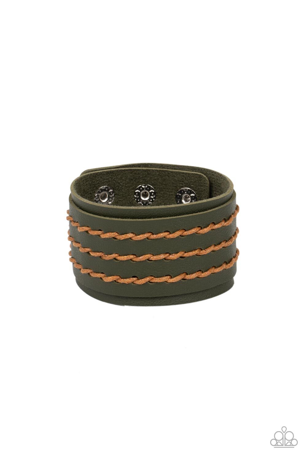 Real Ranchero - Green Leather-Urban-Paparazzi-Jewelry Bracelets