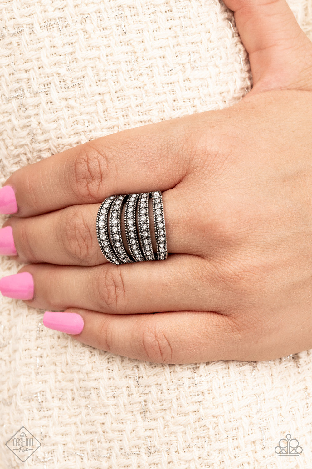 Paparazzi -Jewelry, Fiercely 5th Avenue - Complete Trend , Blue Fashion-Fix-Set.