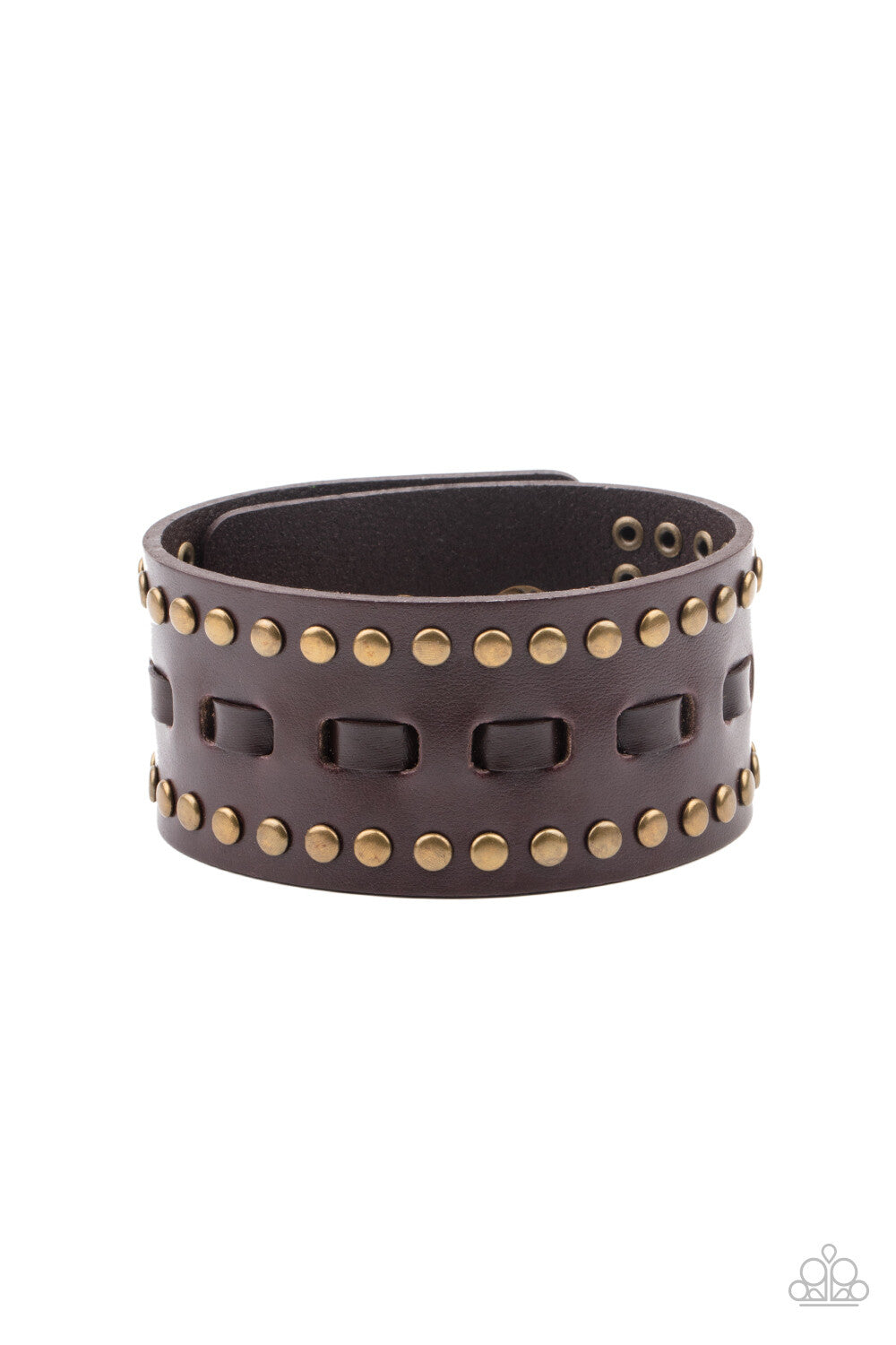 Leather- Urban, Brown, Black Paparazzi-Jewelry - Bracelets.