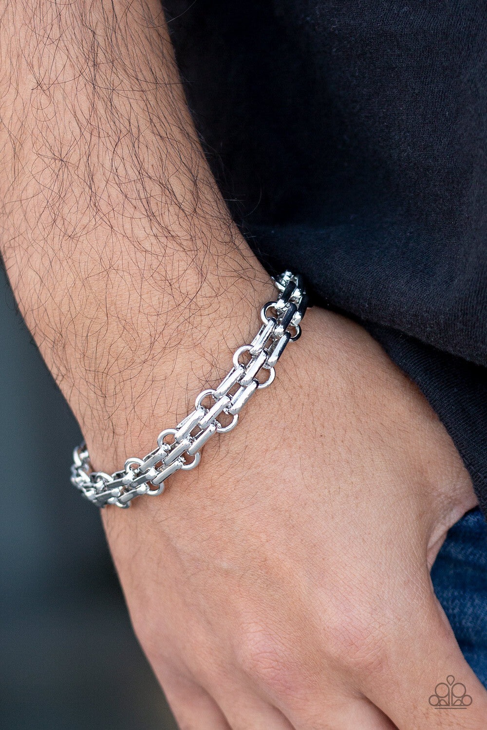 Urban Utility Paparazzi-Jewelry, Silver Bracelet.