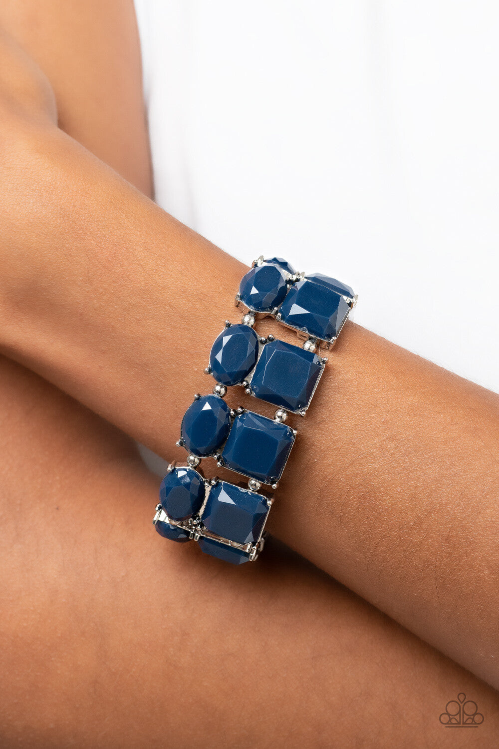 Paparazzi Jewelry  Don't Forget Your Toga Green, Navy Bracelets
