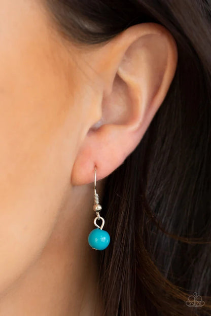 Your Sundaes Best - Blue Paparazzi-Jewelry-Necklaces.