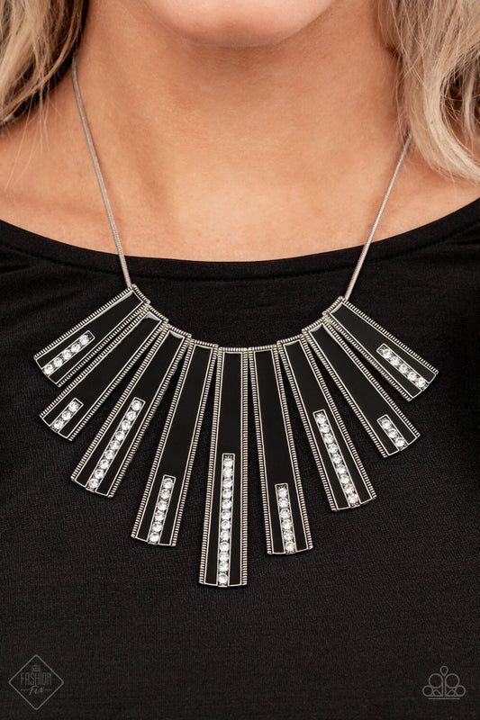 Paparazzi -Jewelry, Fiercely 5th Avenue - Complete Trend , Blue Fashion-Fix-Set.