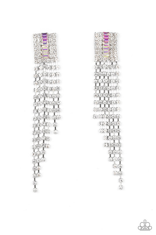 Paparazzi-Jewelry, A-Lister Affirmations - Multi, Gold - Earrings