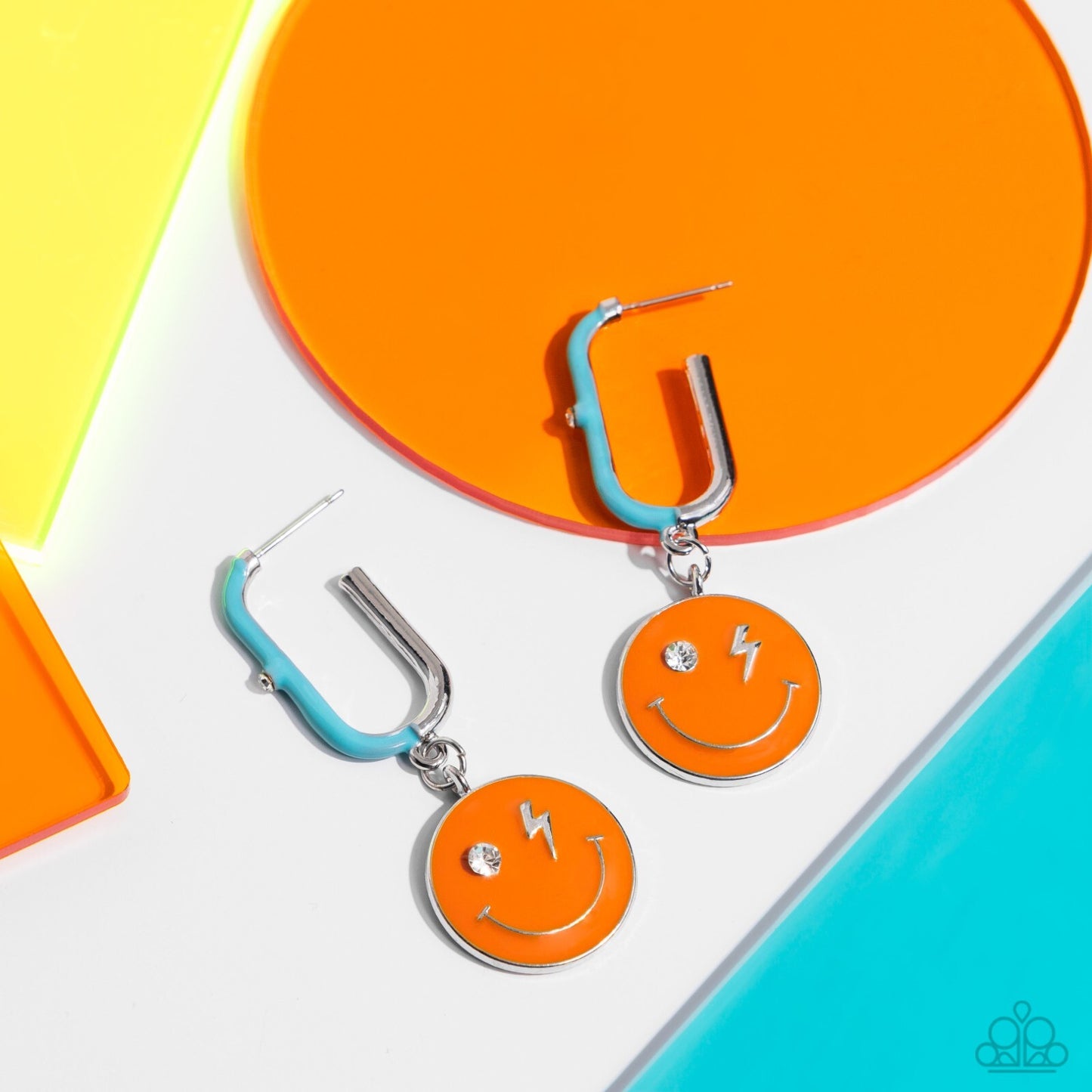 Paparazzi-Jewelry, Personable Pizzazz - Orange - Earrings